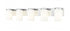 Z-Lite Burk 5 Light Vanity in Brushed Nickel Finish Model: 746-5V-BN