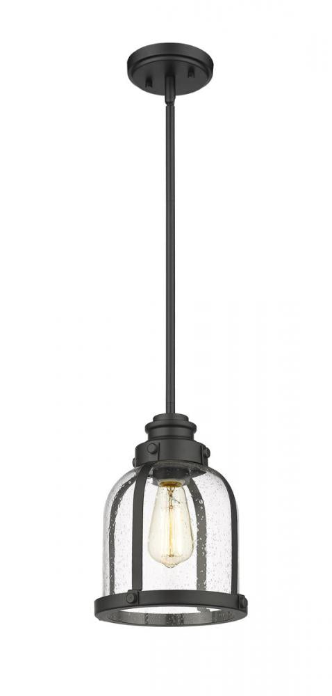 Z-Lite Burren 1 Light Pendant in Brushed Nickel Finish Model: 337MP-BN