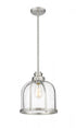 Z-Lite Burren 1 Light Pendant in Brushed Nickel Finish Model: 337P12BN