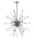Z-Lite Burst 10 Light Chandelier in Chrome Finish Model: 4003-10CH