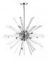 Z-Lite Burst 10 Light Chandelier in Chrome Finish Model: 4003-10CH