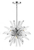 Z-Lite Burst 6 Light Chandelier in Chrome Finish Model: 4003-6CH