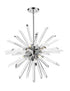 Z-Lite Burst 8 Light Chandelier in Chrome Finish Model: 4003-8CH
