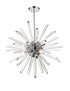 Z-Lite Burst 8 Light Chandelier in Chrome Finish Model: 4003-8CH