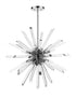 Z-Lite Burst 8 Light Chandelier in Chrome Finish Model: 4003-8CH