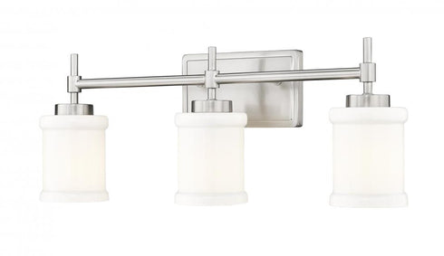 Z-Lite Cadoc 3 Light Vanity in Brushed Nickel Finish Model: 622-3V-BN