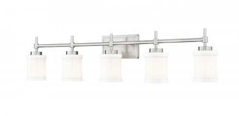 Z-Lite Cadoc 5 Light Vanity in Brushed Nickel Finish Model: 622-5V-BN