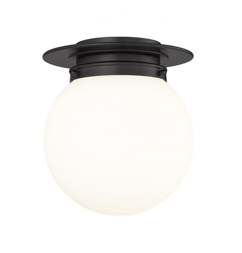 Z-Lite Calhoun 1 Light Flush Mount in Heritage Brass Finish Model: 7505F9-HBR