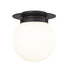Z-Lite Calhoun 1 Light Flush Mount in Heritage Brass Finish Model: 7505F9-HBR