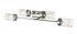 Z-Lite Calliope 4 Light Vanity in Polished Nickel Finish Model: 617-4V-PN