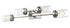 Z-Lite Calliope 4 Light Vanity in Polished Nickel Finish Model: 617-4V-PN