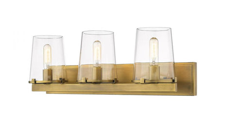 Z-Lite Callista 3 Light Vanity in Matte Black Finish Model: 3032-3V-MB