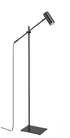 Z-Lite Calumet 1 Light Floor Lamp in Matte Black Finish Model: 814FL-MB