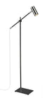 Z-Lite Calumet 1 Light Floor Lamp in Matte Black Finish Model: 814FL-MB