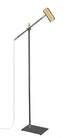 Z-Lite Calumet 1 Light Floor Lamp in Matte Black Finish Model: 814FL-MB