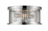 Z-Lite Camellia 2 Light Flush Mount in Brushed Nickel Finish Model: 334F2BN
