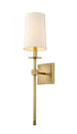 Z-Lite Camila 1 Light Wall Sconce in Brushed Nickel Finish Model: 811-1S-BN