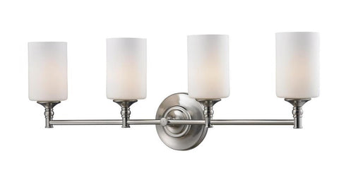 Z-Lite Cannondale 4 Light Vanity in Brushed Nickel Finish Model: 2102-4V