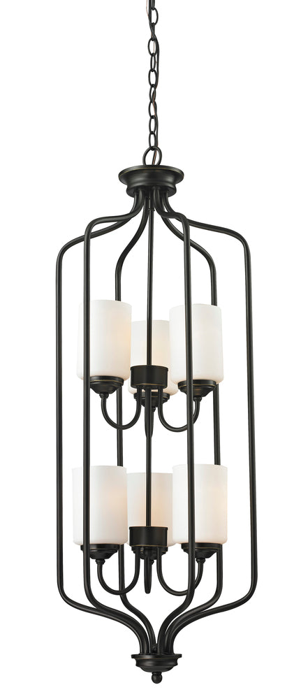 Z-Lite Cardinal 6 Light Chandelier in Olde Bronze Finish Model: 414-40