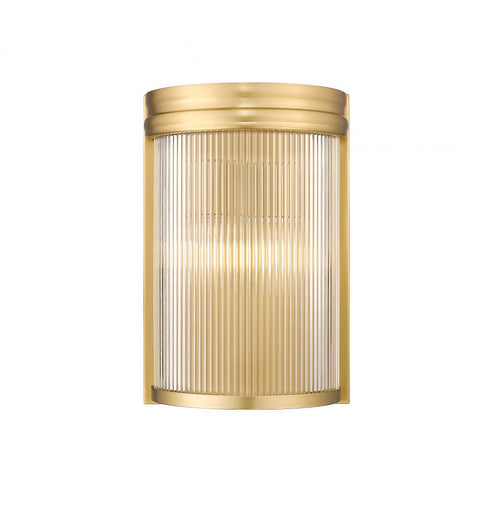 Z-Lite Carnaby 2 Light Wall Sconce in Matte Black Finish Model: 7504-2S-MB