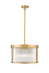 Z-Lite Carnaby 5 Light Pendant in Matte Black Finish Model: 7504P18-MB