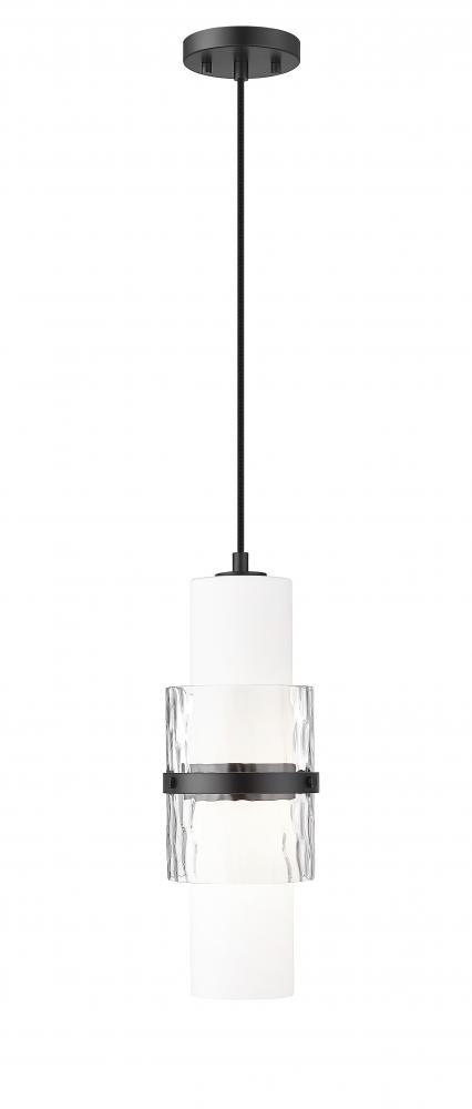 Z-Lite Cayden 1 Light Pendant in Brushed Nickel Finish Model: 1946P-BN