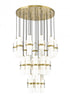 Z-Lite Cayden 27 Light Chandelier in Brushed Nickel Finish Model: 1946P-27R-BN