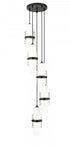 Z-Lite Cayden 5 Light Chandelier in Brushed Nickel Finish Model: 1946P-5R-BN