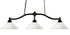 Z-Lite Chance 3 Light Billiard in Bronze Finish Model: 147BRZ-AGM14