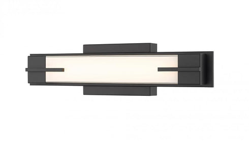 Z-Lite Chase 1 Light Vanity in Brushed Nickel Finish Model: 4100-18W-BN-LED