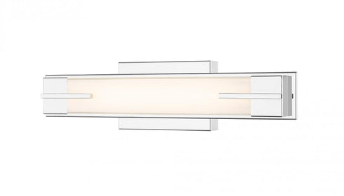 Z-Lite Chase 1 Light Vanity in Brushed Nickel Finish Model: 4100-18W-BN-LED