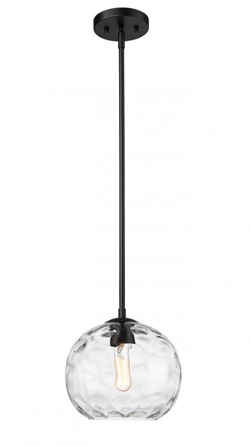 Z-Lite Chloe 1 Light Pendant in Brushed Nickel Finish Model: 490P10-BN