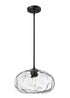 Z-Lite Chloe 1 Light Pendant in Brushed Nickel Finish Model: 490P14-BN