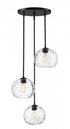 Z-Lite Chloe 3 Light Chandelier in Brushed Nickel Finish Model: 490P10-3R-BN