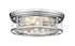 Z-Lite Clarion 4 Light Flush Mount in Brushed Nickel Finish Model: 493F4-BN