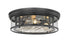 Z-Lite Clarion 4 Light Flush Mount in Brushed Nickel Finish Model: 493F4-BN