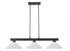 Z-Lite Cobalt 3 Light Billiard in Brushed Nickel Finish Model: 152BN-AMO14