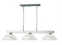 Z-Lite Cobalt 3 Light Billiard in Brushed Nickel Finish Model: 152BN-DMO14