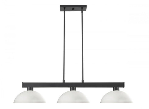 Z-Lite Cobalt 3 Light Billiard in Brushed Nickel Finish Model: 152BN-DMO14