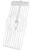 Z-Lite Contour 1 Light Pendant in White Finish Model: 801MP-WH