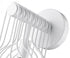 Z-Lite Contour 1 Light Wall Sconce in White Finish Model: 801-1SL-WH