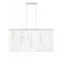 Z-Lite Contour 5 Light Linear Chandelier in White Finish Model: 801-5L-WH