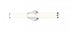 Z-Lite Cooper 1 Light Vanity in Brushed Nickel Finish Model: 1010-25W-BN-LED
