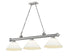 Z-Lite Cordon 3 Light Billiard in Brushed Nickel Finish Model: 2306-3BN-AMO14