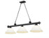 Z-Lite Cordon 3 Light Billiard in Brushed Nickel Finish Model: 2306-3BN-AMO14