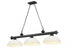 Z-Lite Cordon 3 Light Billiard in Brushed Nickel Finish Model: 2306-3BN-DMO14