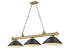 Z-Lite Cordon 3 Light Billiard in Brushed Nickel Finish Model: 2306-3BN-SBN