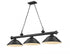 Z-Lite Cordon 3 Light Billiard in Brushed Nickel Finish Model: 2306-3BN-SBN