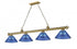 Z-Lite Cordon 4 Light Billiard in Brushed Nickel Finish Model: 2306-4BN-ARDB