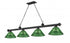 Z-Lite Cordon 4 Light Billiard in Brushed Nickel Finish Model: 2306-4BN-ARDB
